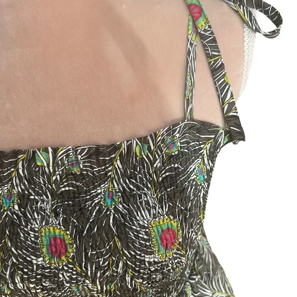 Liberty of London for Target Ruffled Peacock Sundress Size XS - Picture 7 of 9